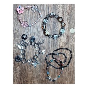 Beaded Charm Bracelet Bundle